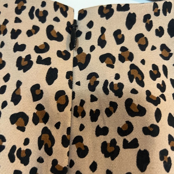 J Crew Leopard Sheath Dress size 4 - Picture 5 of 14